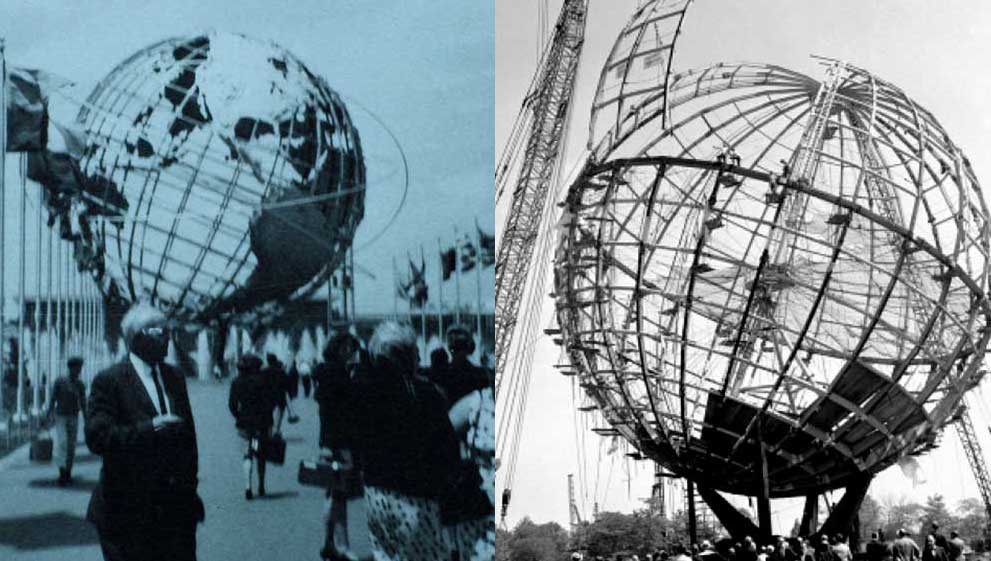 The Shining Stainless Steel Globe in the Heart of Queens